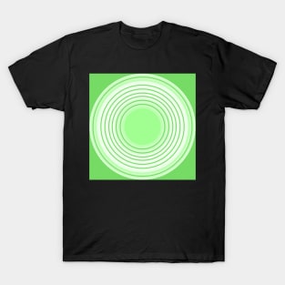 Circle bright shades of green T-Shirt